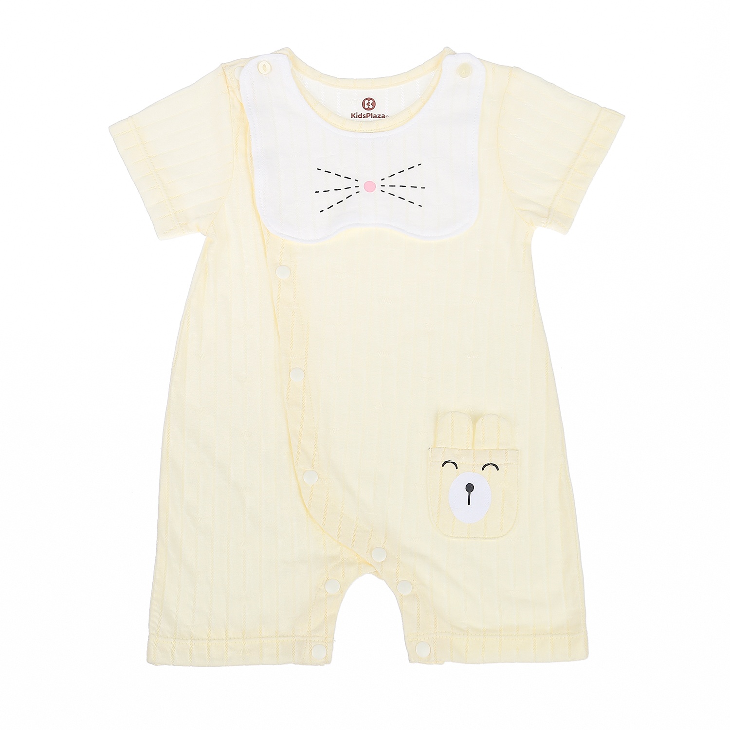 Body đùi cho bé trai KidsPlaza cổ yếm hình Gấu HN21H (Vàng) hình 1