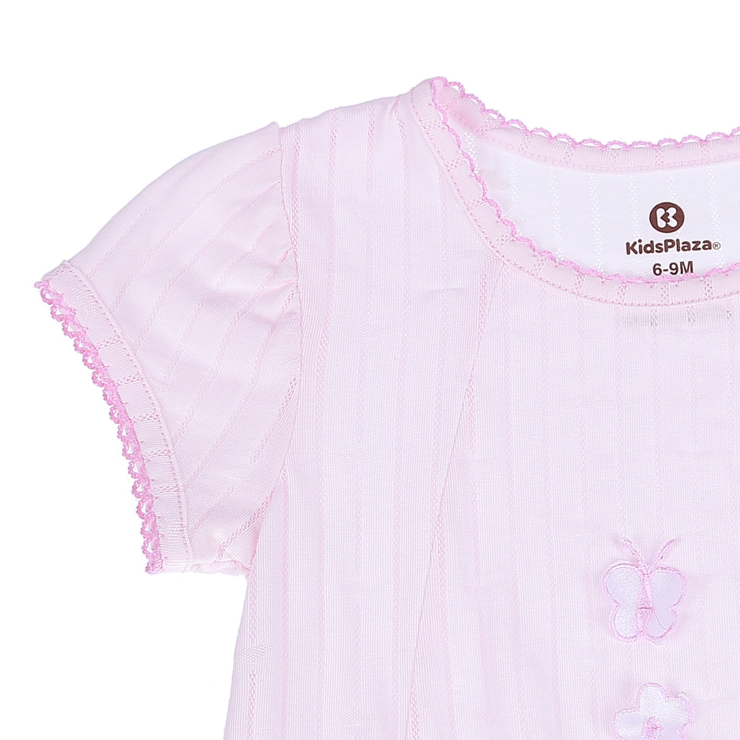 Body suit cộc tay bé gái KidsPlaza họa tiết bèo HN21H (Hồng) hình 4