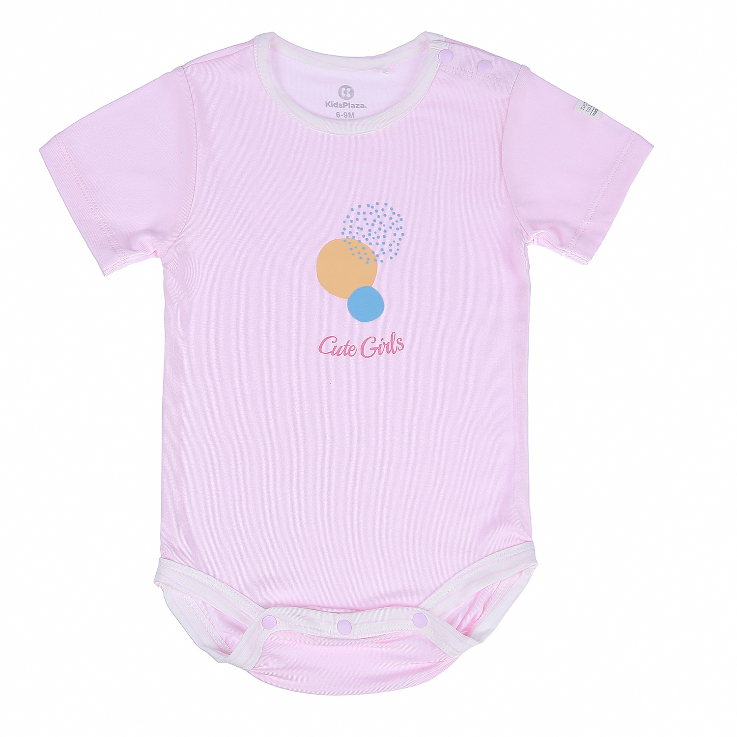 Body suit cộc tay Otis KidsPlaza in Cute Girls dành cho bé gái ND21H (Hồng) hình 1