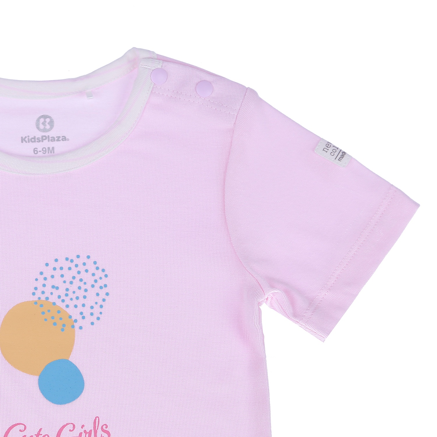 Body suit cộc tay Otis KidsPlaza in Cute Girls dành cho bé gái ND21H (Hồng) hình 3