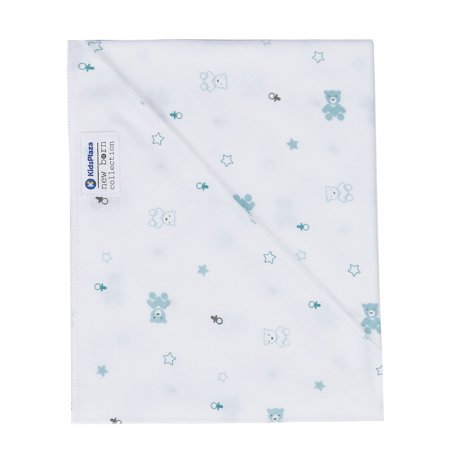 Set 5 tã chéo cotton KidsPlaza BA21 (Xanh ngọc) hình 1