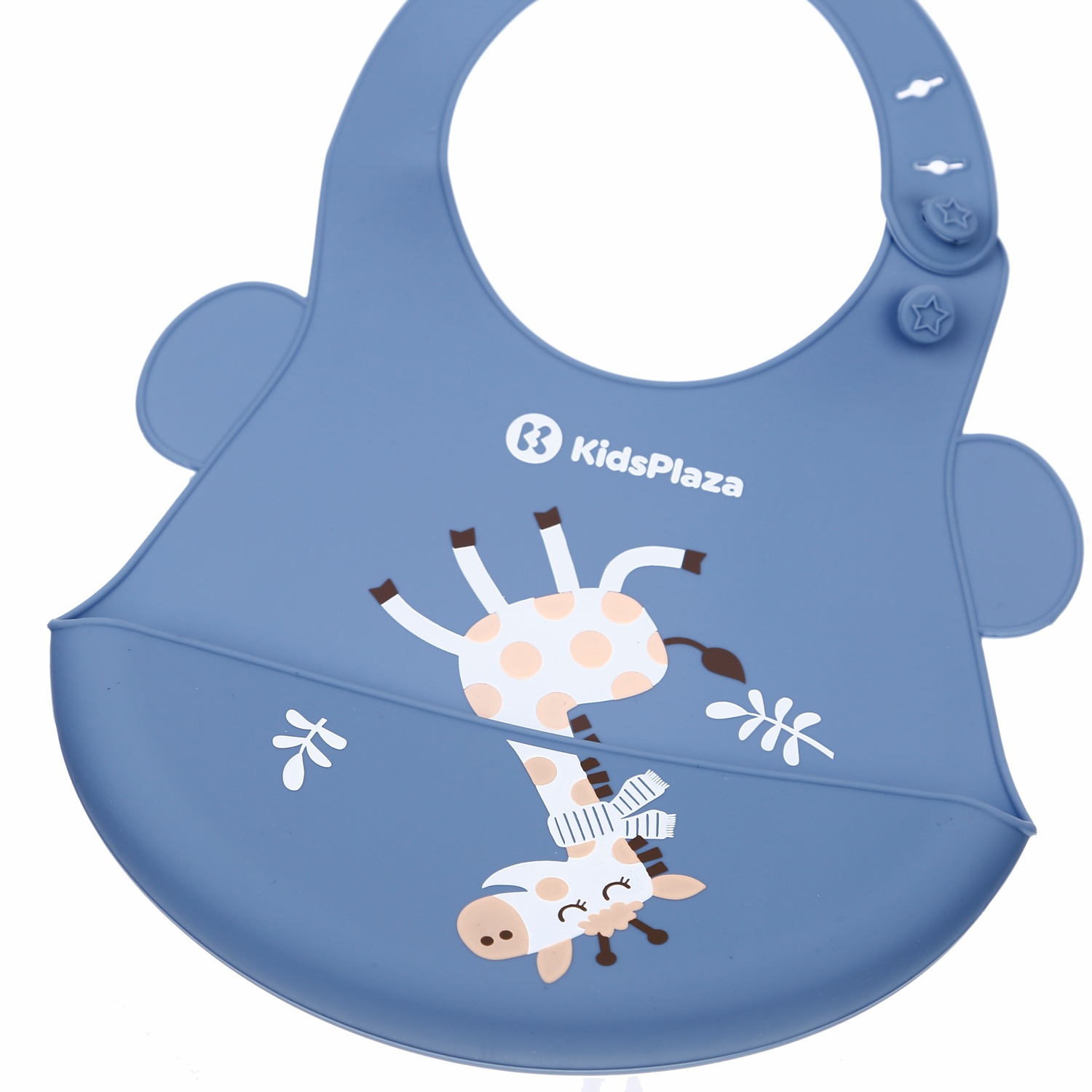 Yếm ăn silicone cho bé KidsPlaza 6903 (Xanh) hình 3