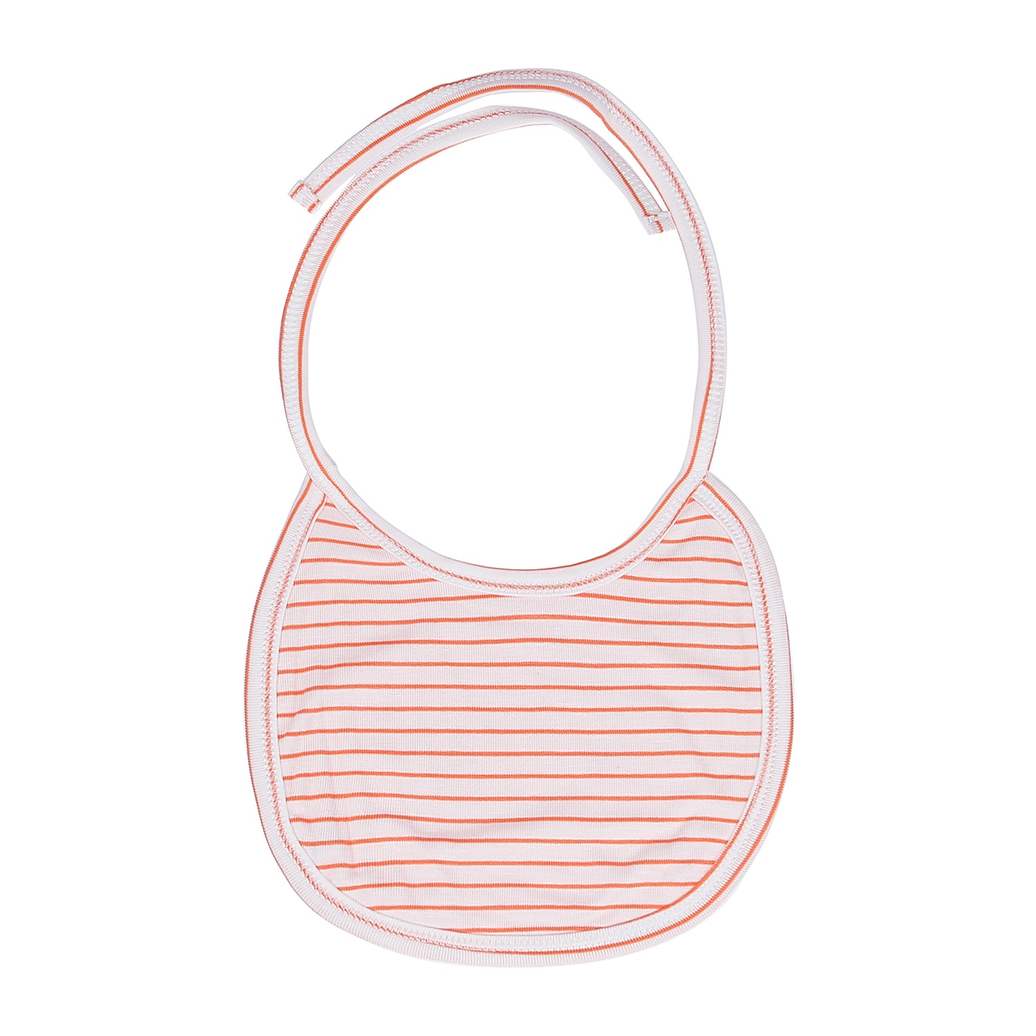 Yếm cho bé sơ sinh 2 mặt Otis KidsPlaza in JR ND21H (Kẻ Cam) hình 2