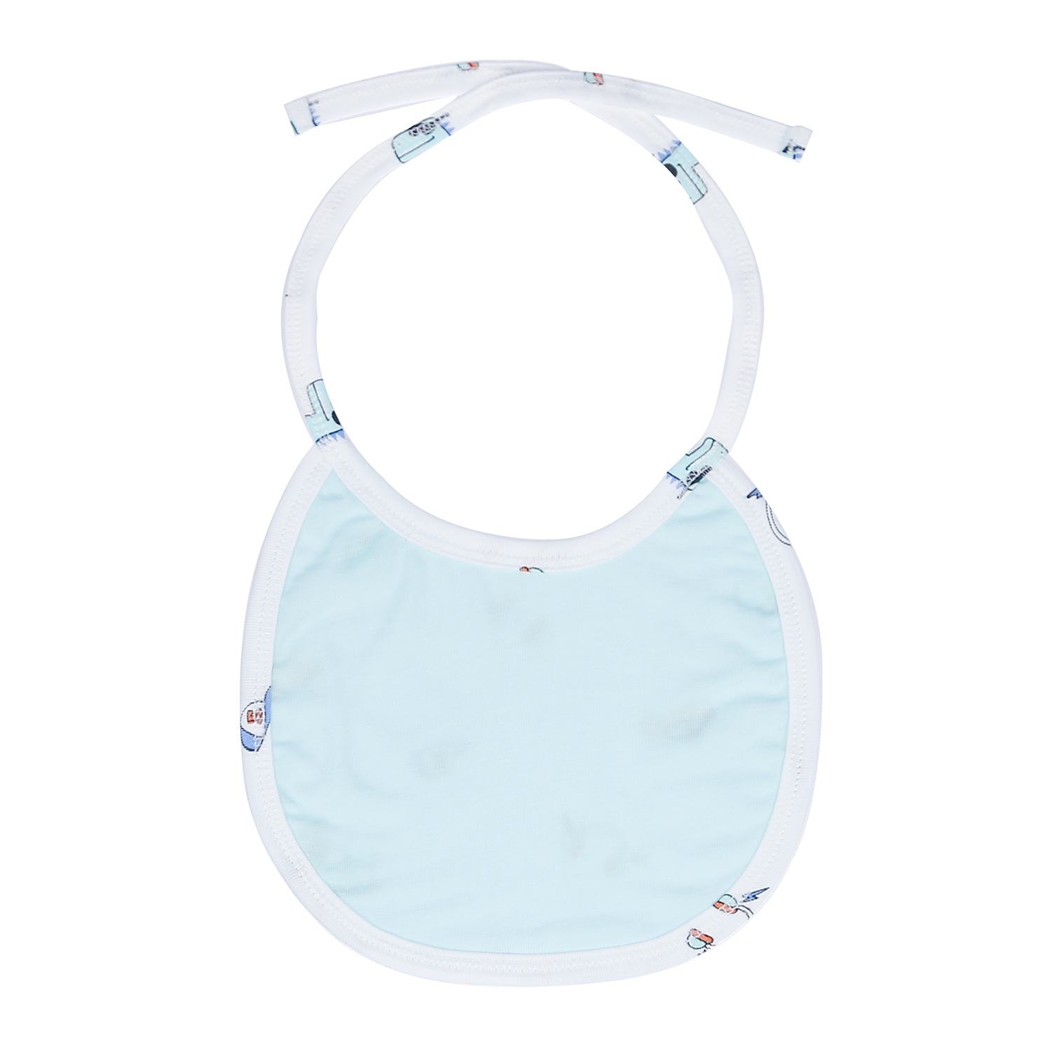 Yếm cho bé sơ sinh 2 mặt Otis KidsPlaza in Khủng Long ND21H (Trắng) hình 3