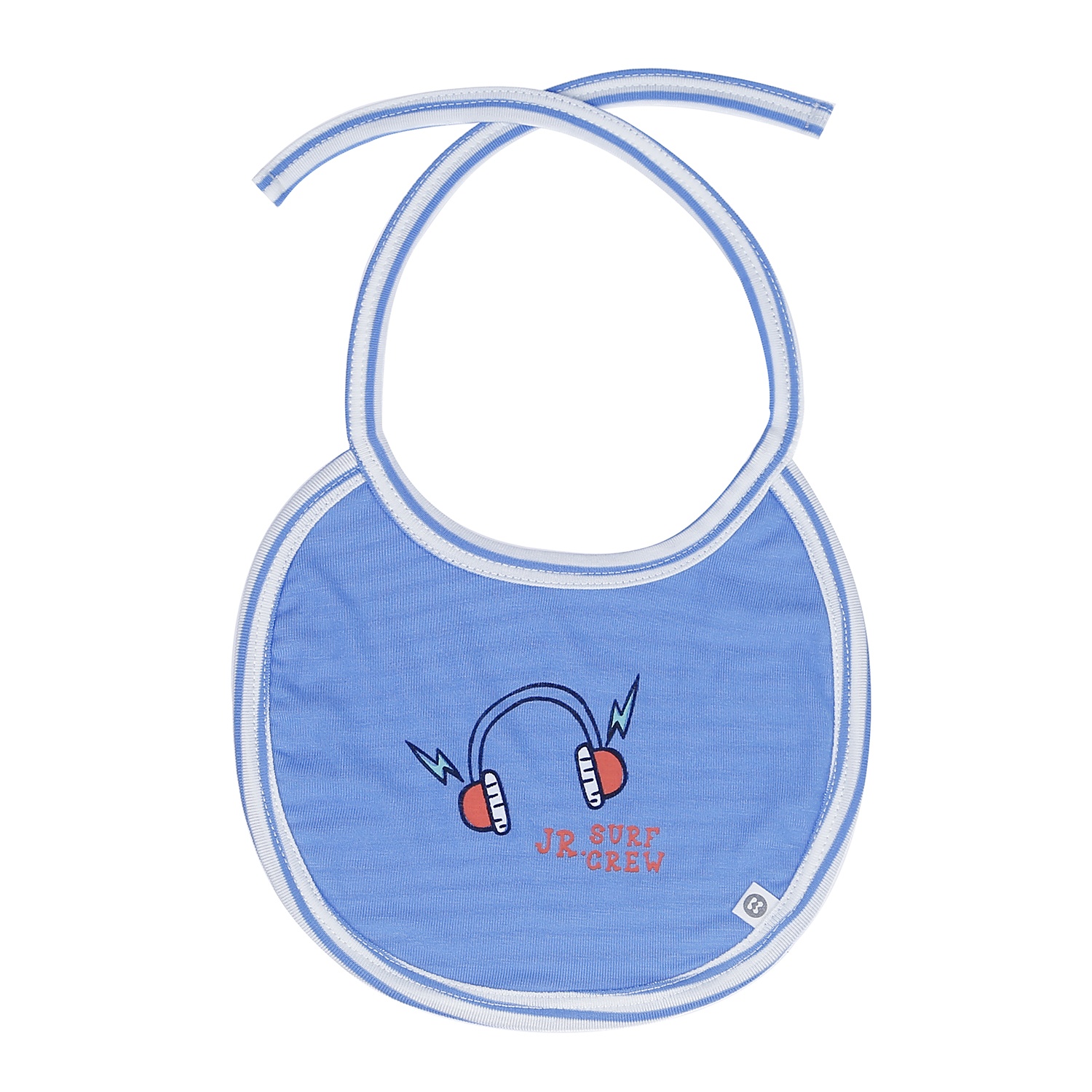 Yếm cho bé sơ sinh 2 mặt Otis KidsPlaza kẻ in JR ND21H (Xanh Dương) hình 1