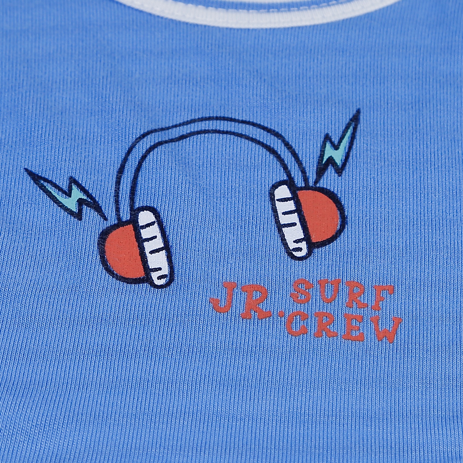 Yếm cho bé sơ sinh 2 mặt Otis KidsPlaza kẻ in JR ND21H (Xanh Dương) hình 2