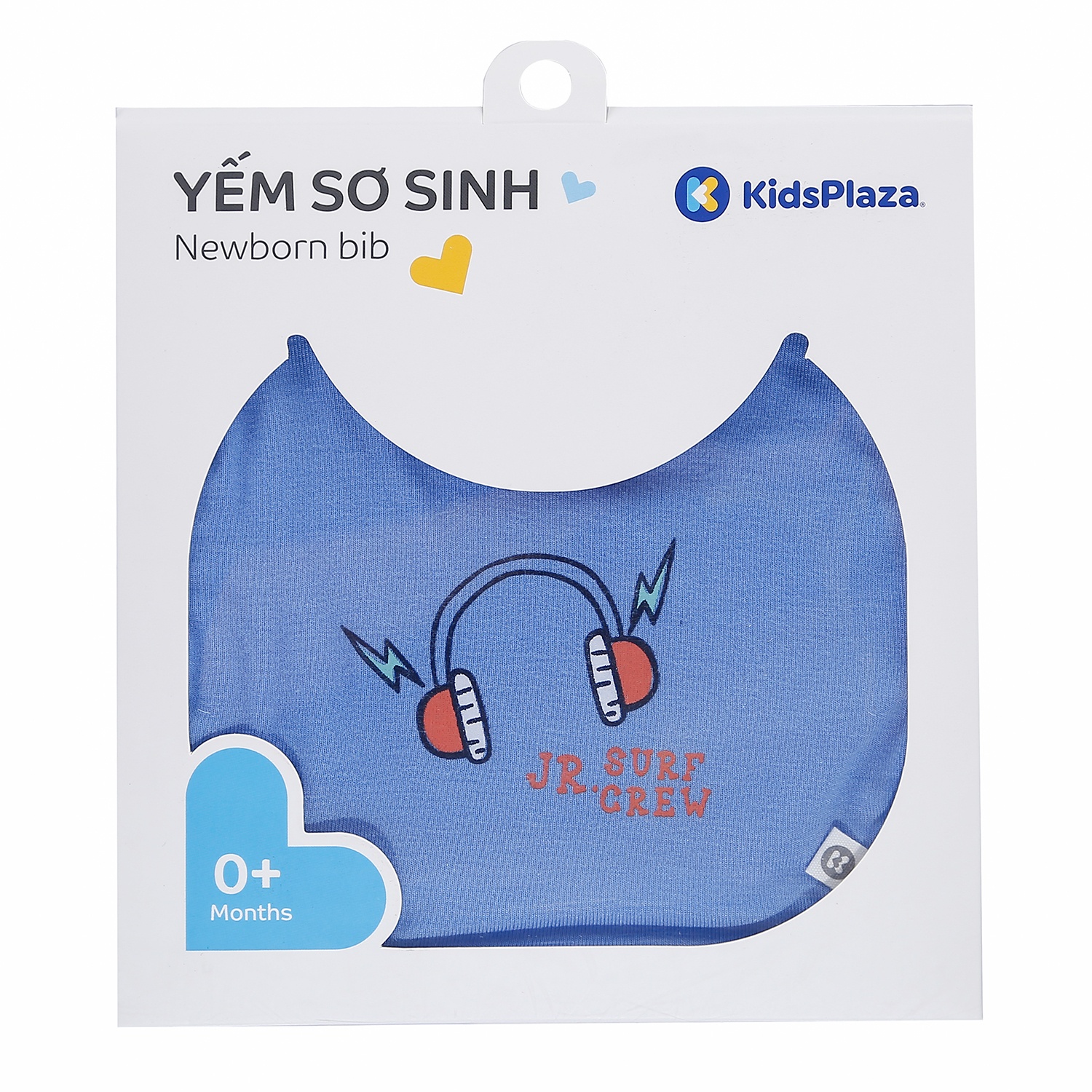 Yếm cho bé sơ sinh 2 mặt Otis KidsPlaza kẻ in JR ND21H (Xanh Dương) hình 4