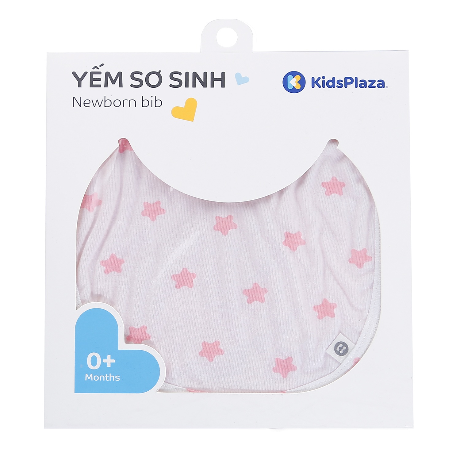 Yếm sơ sinh Otis cho bé gái in hình ngôi sao KidsPlaza ND21H (Trắng Hồng) hình 3