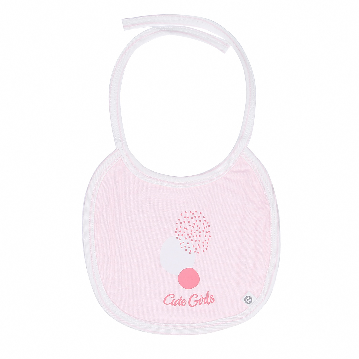 Yếm sơ sinh Otis cho bé gái kẻ ngang in chữ Cute Girls KidsPlaza ND21H (Hồng Nhạt) hình 1