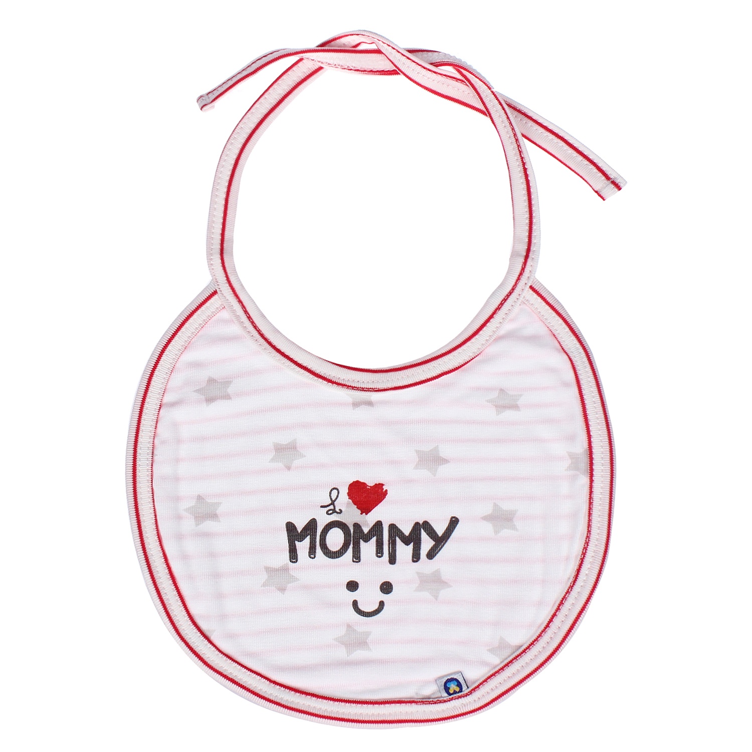 Yếm sơ sinh Otis in sao KidsPlaza ND21H (Trắng) hình 1