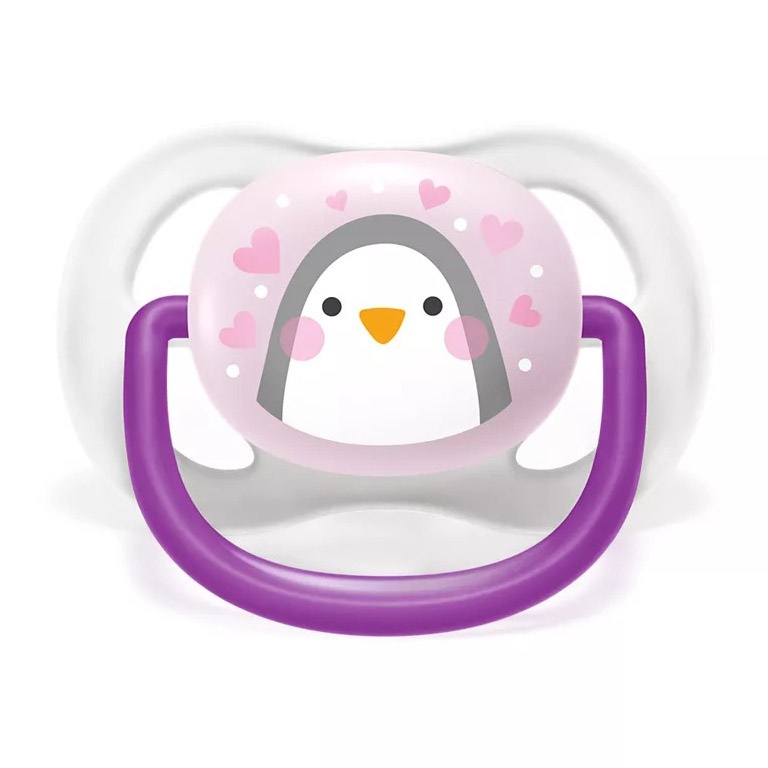 Ty ngậm thông khí lime Philips Avent 0-6M SCF080/06 vỉ đôi (Hồng, tím) hình 3