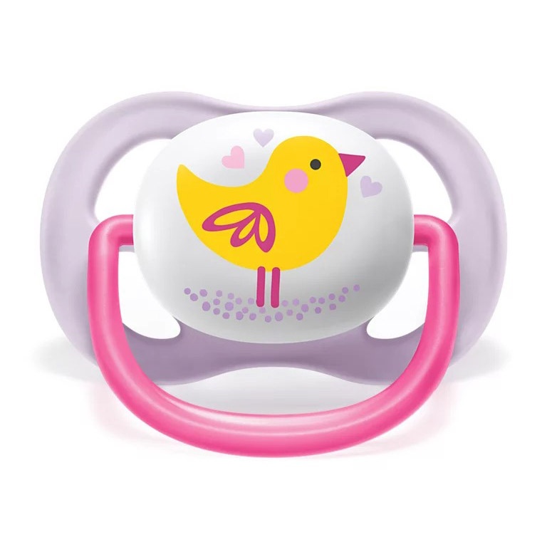 Ty ngậm thông khí lime Philips Avent 0-6M SCF080/06 vỉ đôi (Hồng, tím) hình 5