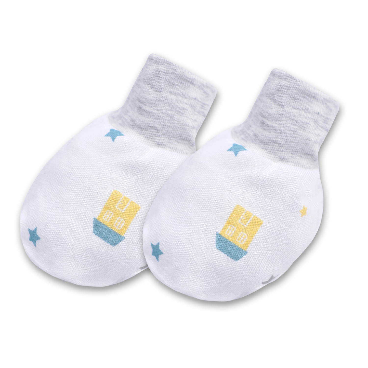 Set bao tay chân Otis bé trai KidsPlaza ND22H Trắng Ghi hình 4