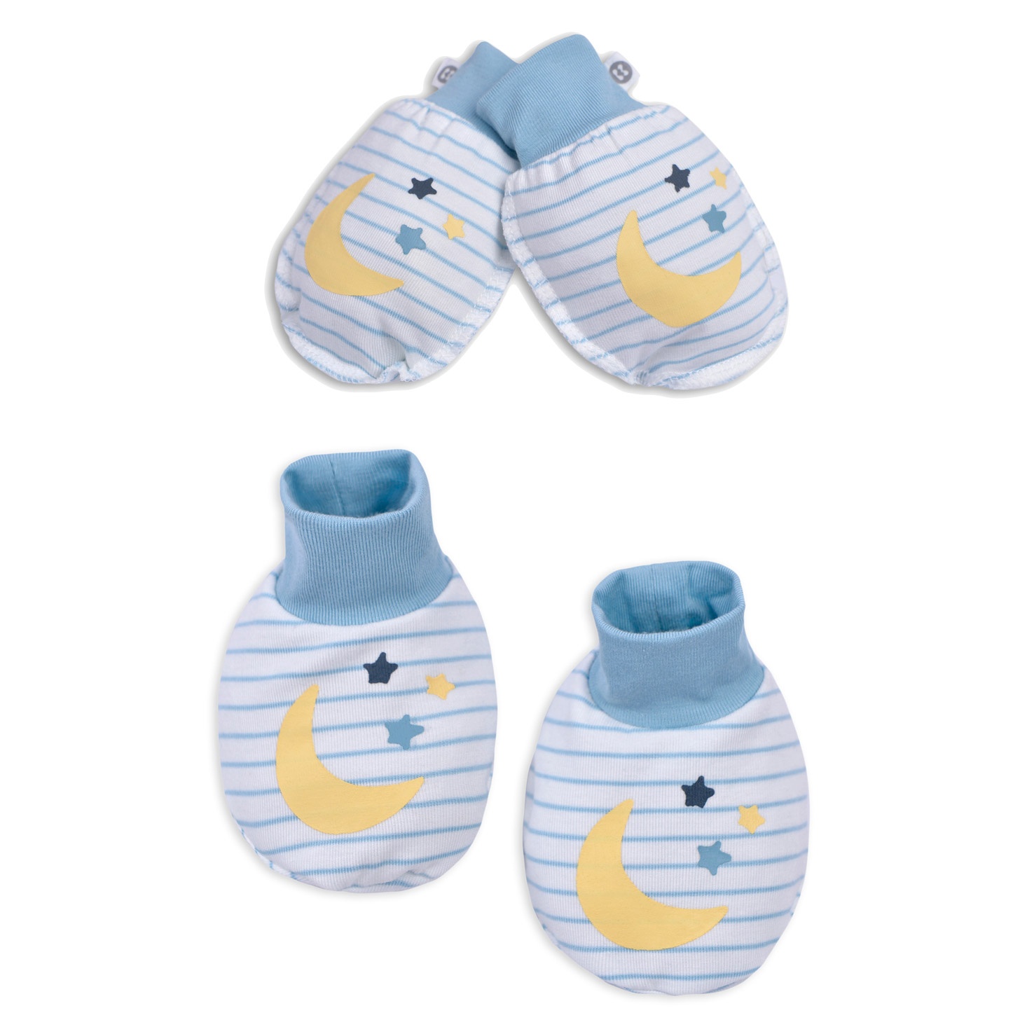 Set bao tay chân Otis kẻ xanh bé trai KidsPlaza ND22H hình 1