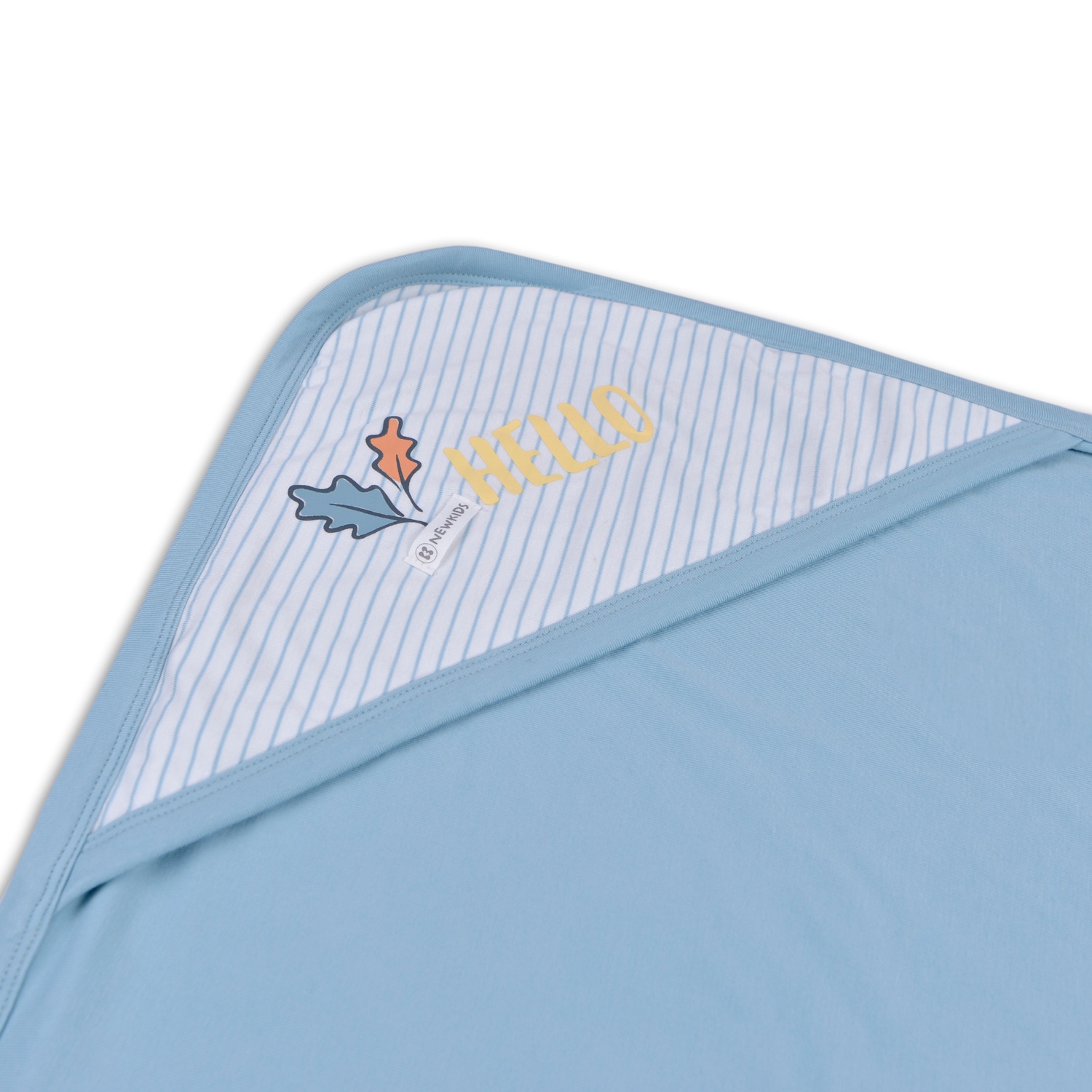 Chăn ủ cho bé Otis KidsPlaza ND22H kẻ xanh hình 3