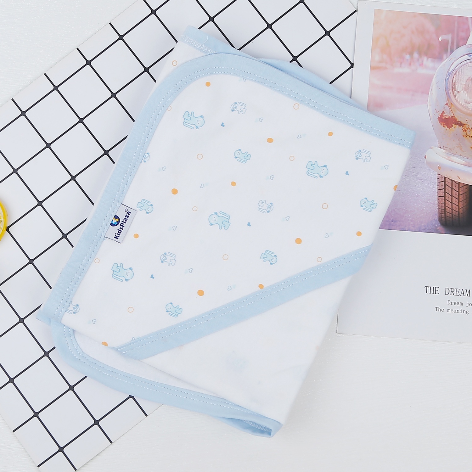 Chăn ủ in hình cho bé 1 lớp KidsPlaza TM21 (Xanh) hình 2