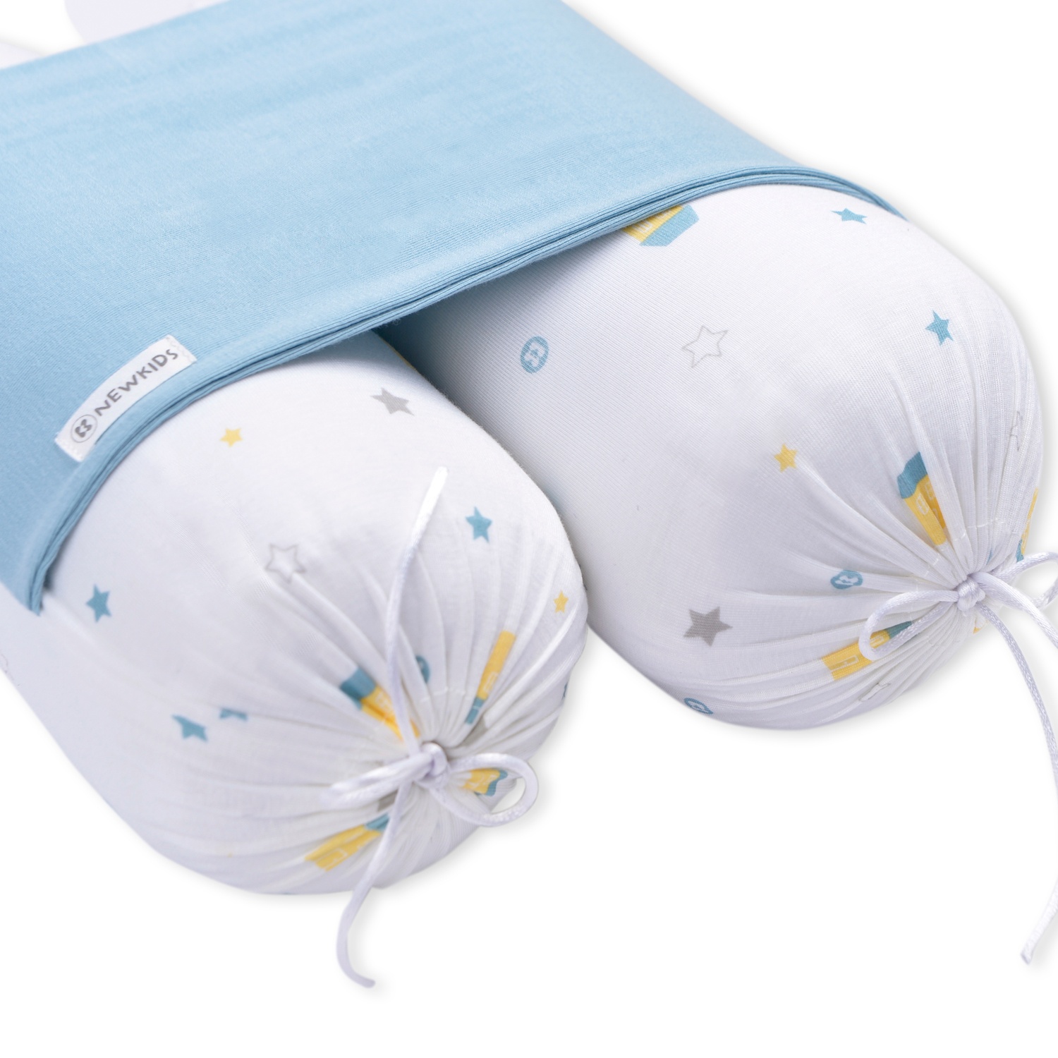 Set gối chặn Otis bé trai KidsPlaza ND22H Trắng Xanh hình 4