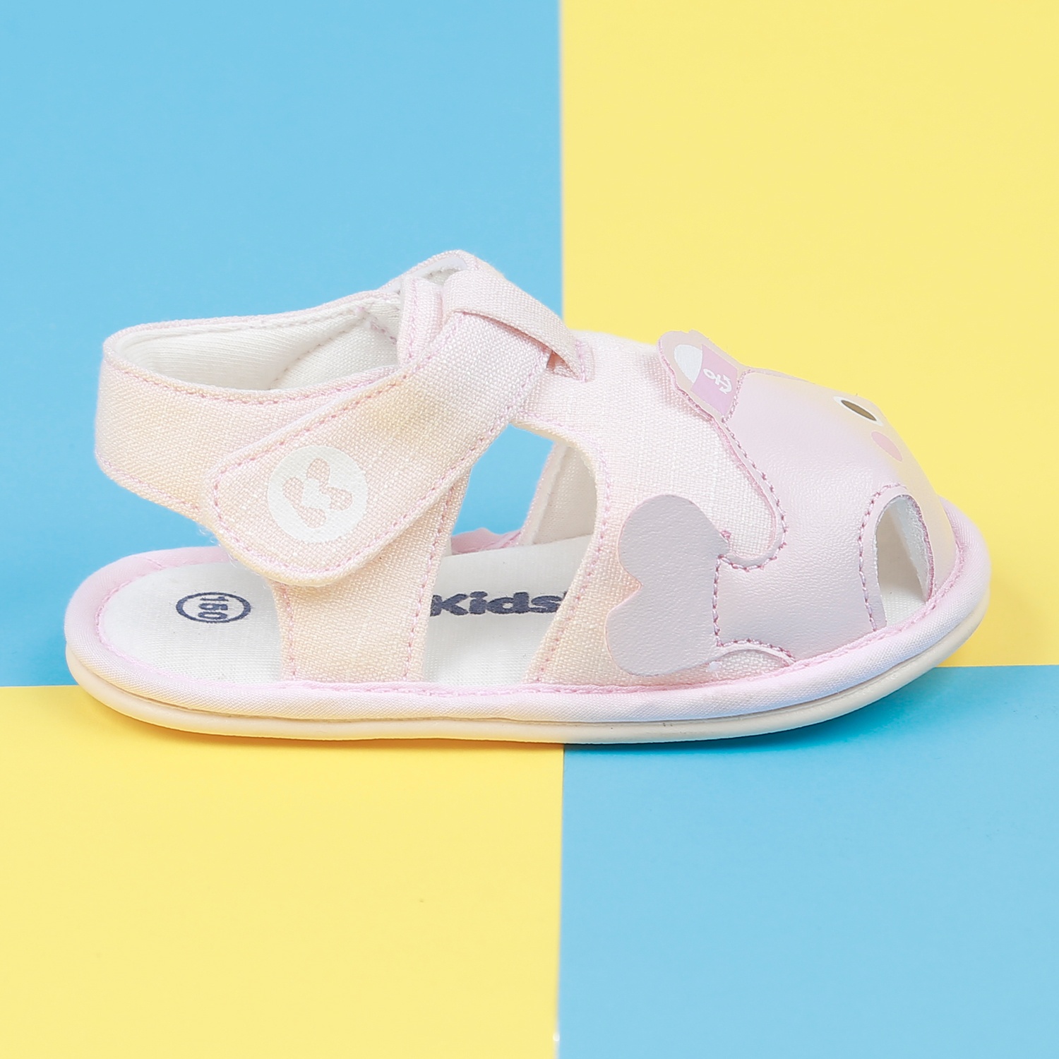 Dép sandal tập đi KidsPlaza 22K-S10 cá voi (Hồng) hình 4