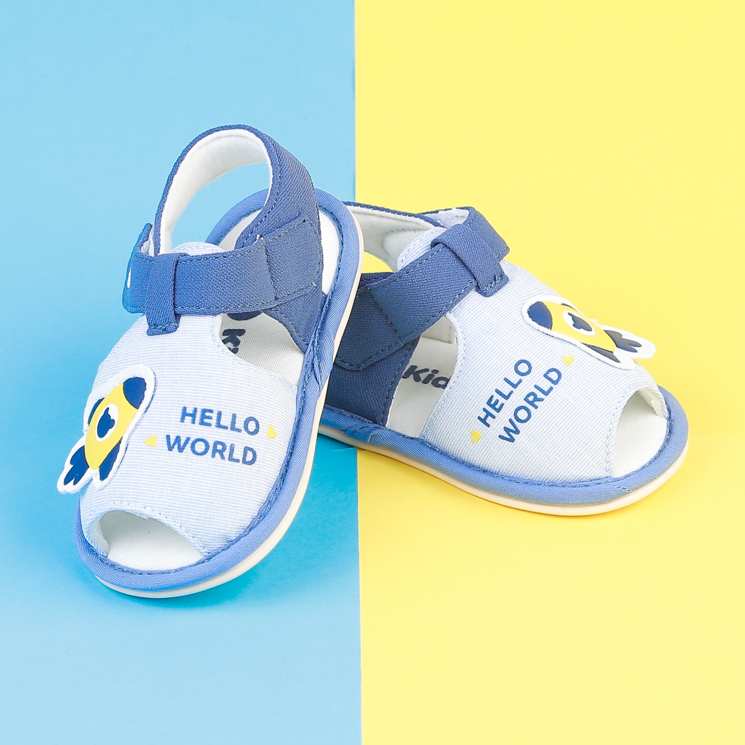 Dép sandal tập đi KidsPlaza 22K-S13 máy bay (Xanh)  hình 1