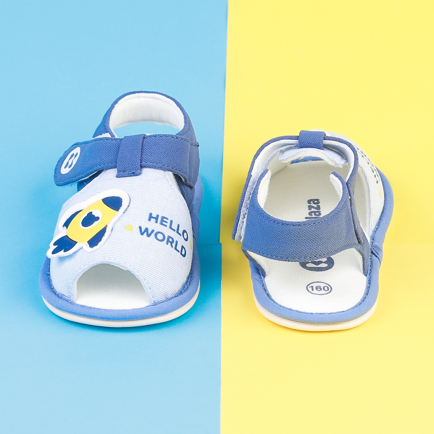 Dép sandal tập đi KidsPlaza 22K-S13 máy bay (Xanh)  hình 2