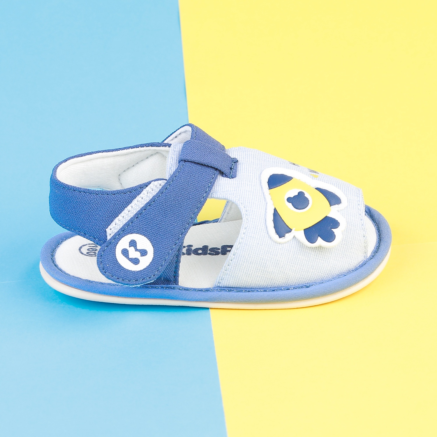 Dép sandal tập đi KidsPlaza 22K-S13 máy bay (Xanh)  hình 4