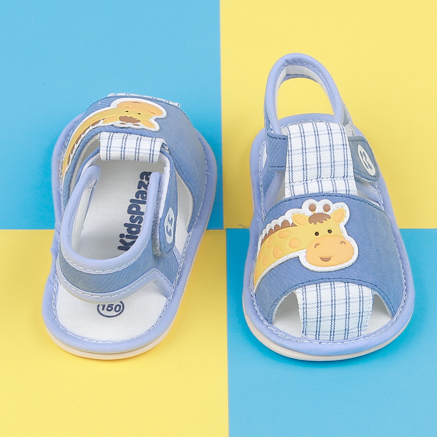 Dép sandal tập đi KidsPlaza 22K-S3 in hươu (Xanh) hình 2