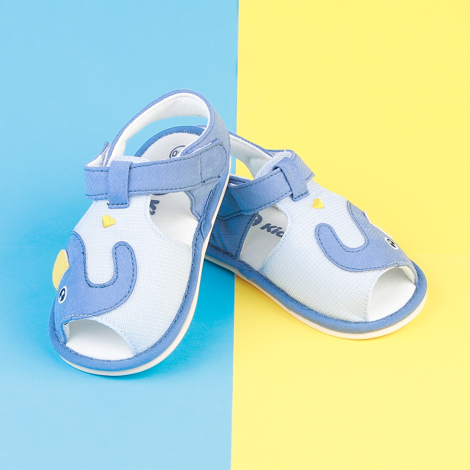 Dép sandal tập đi KidsPlaza 22K-S4 hình voi (Xanh) hình 1