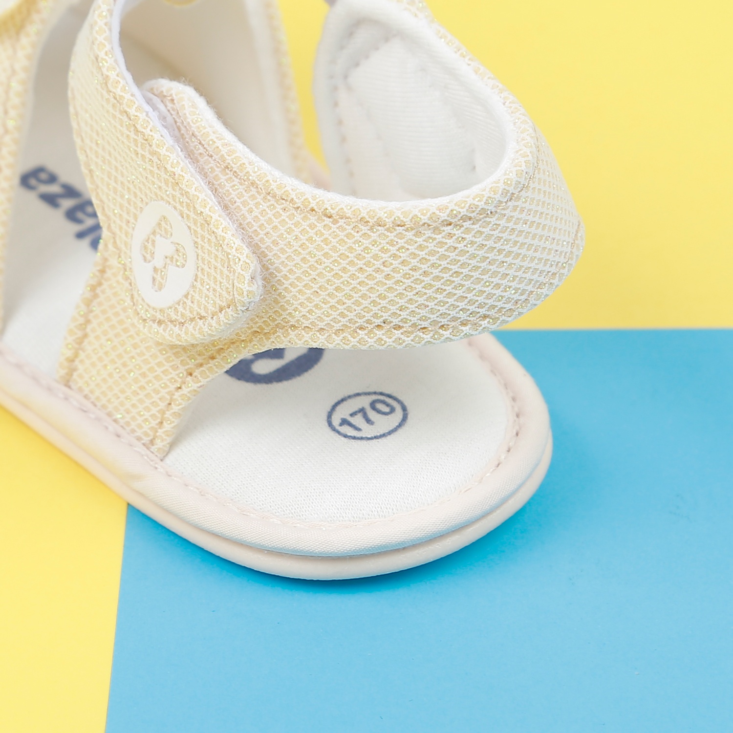 Dép sandal tập đi KidsPlaza hình hoa 22K-S7 (Be)  hình 5