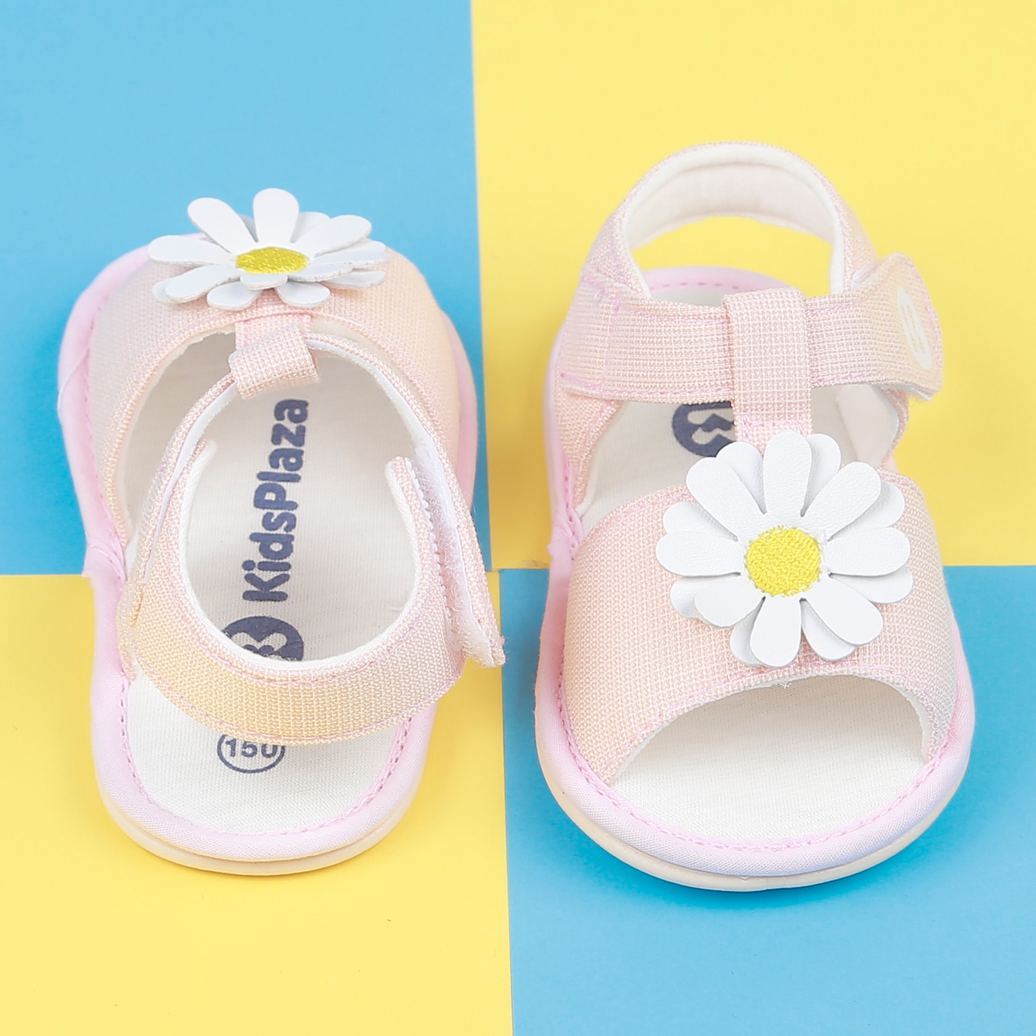 Dép sandal tập đi KidsPlaza hình hoa 22K-S7 (Hồng)  hình 2
