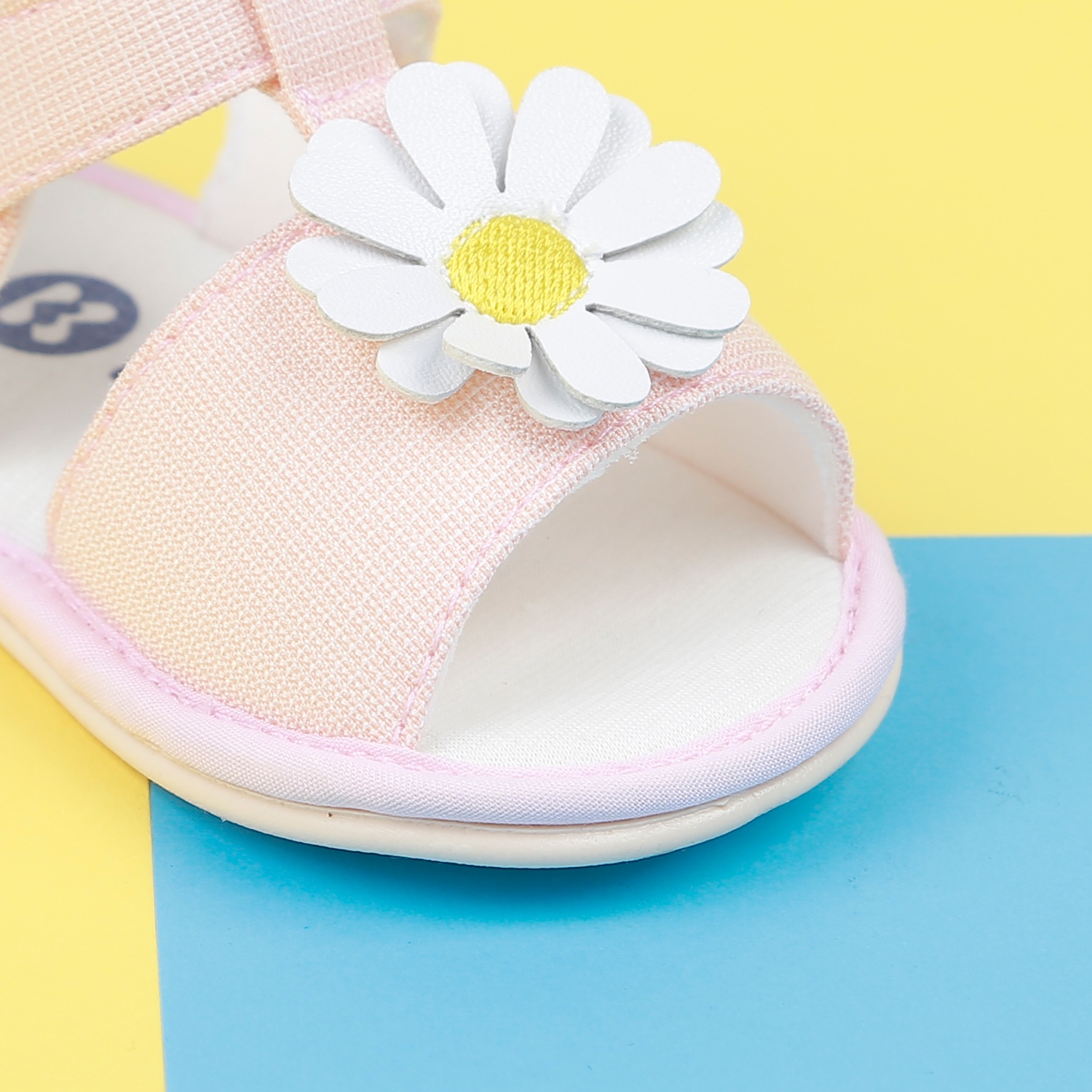 Dép sandal tập đi KidsPlaza hình hoa 22K-S7 (Hồng)  hình 3