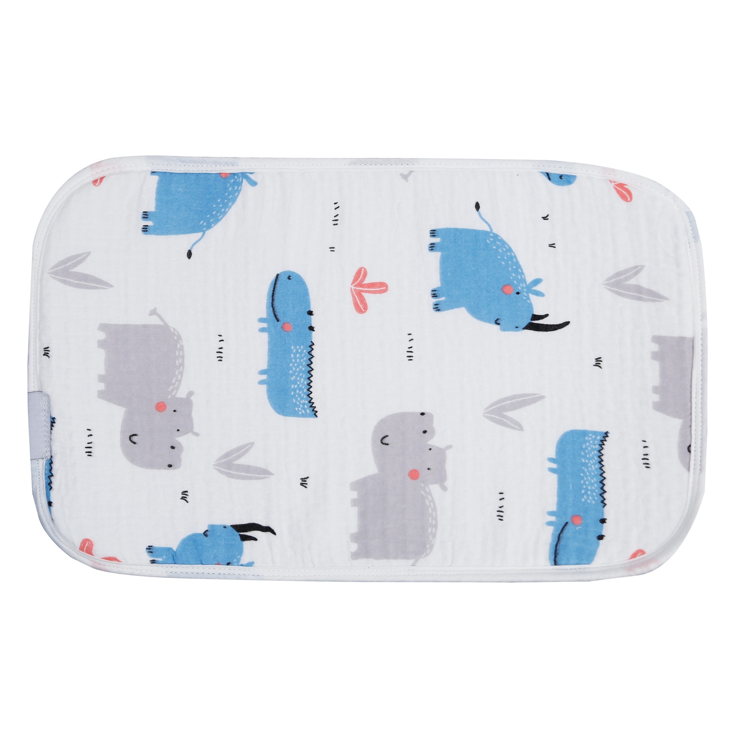 Gối xô thông hơi in voi tê giác AC21 hình 1