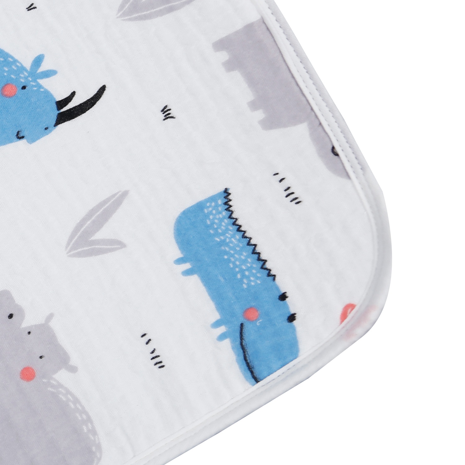 Gối xô thông hơi in voi tê giác AC21 hình 2