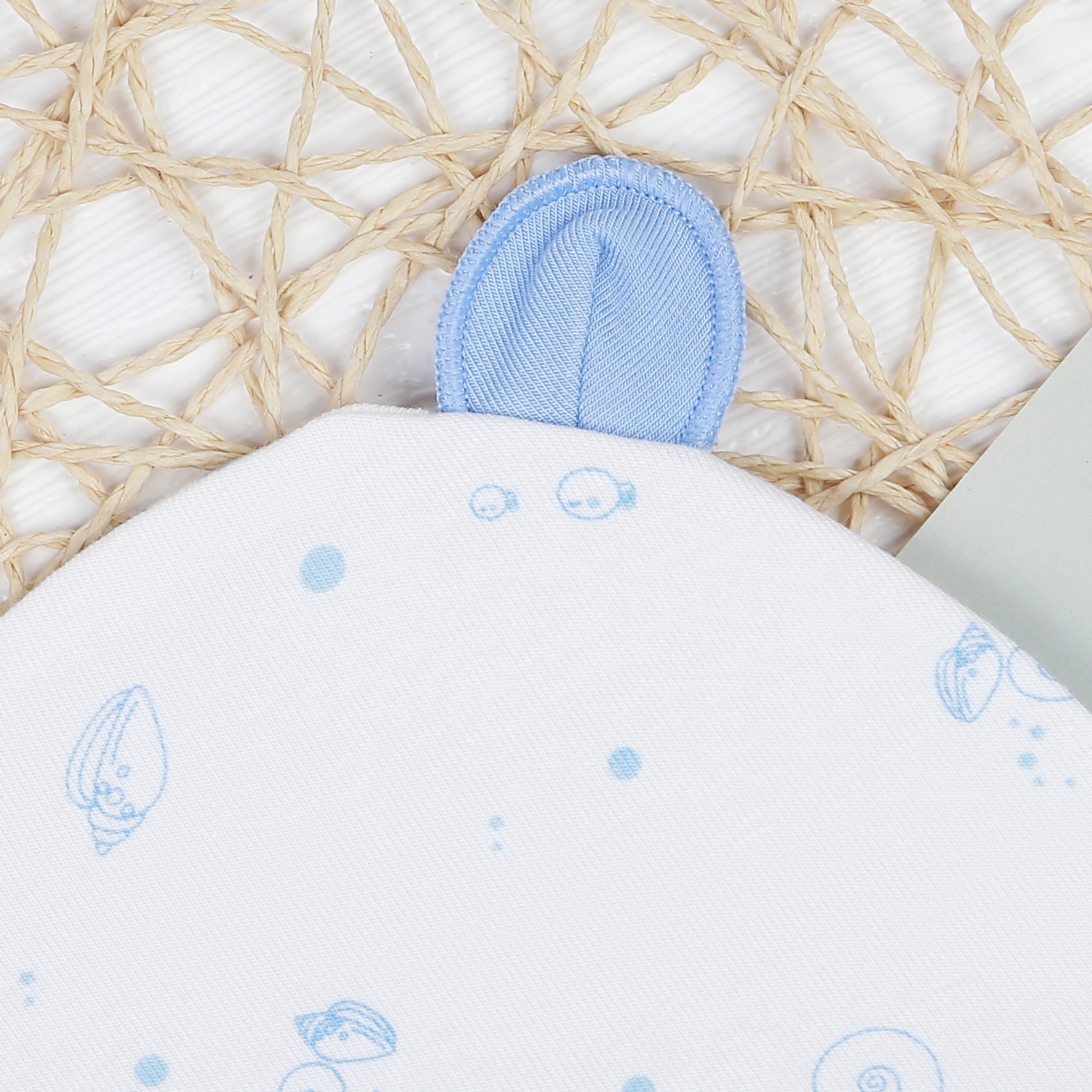 Mũ sơ sinh Otis bé trai KidsPlaza ND22T (Trắng xanh) hình 2