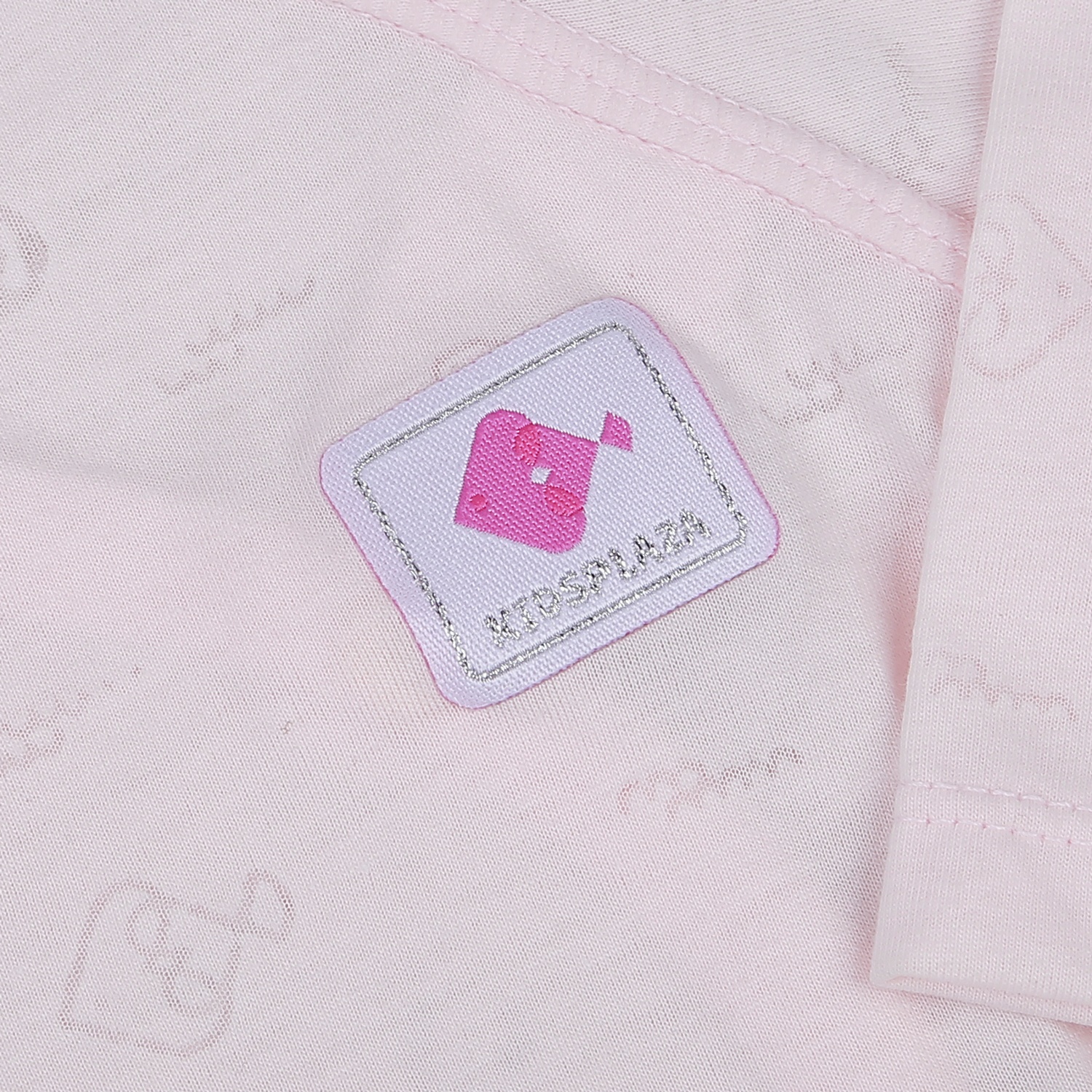 Bộ quần áo dài tay cài chéo KidsPlaza in cá HN21T (Hồng) hình 5