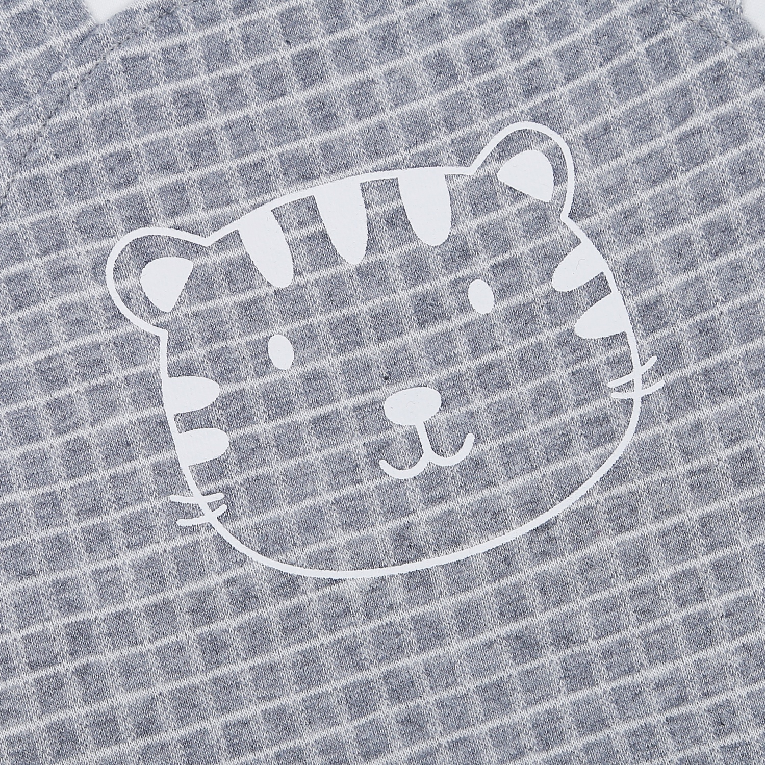 Set body bé trai KidsPlaza in hổ HN22D (Trắng kẻ xám) hình 4