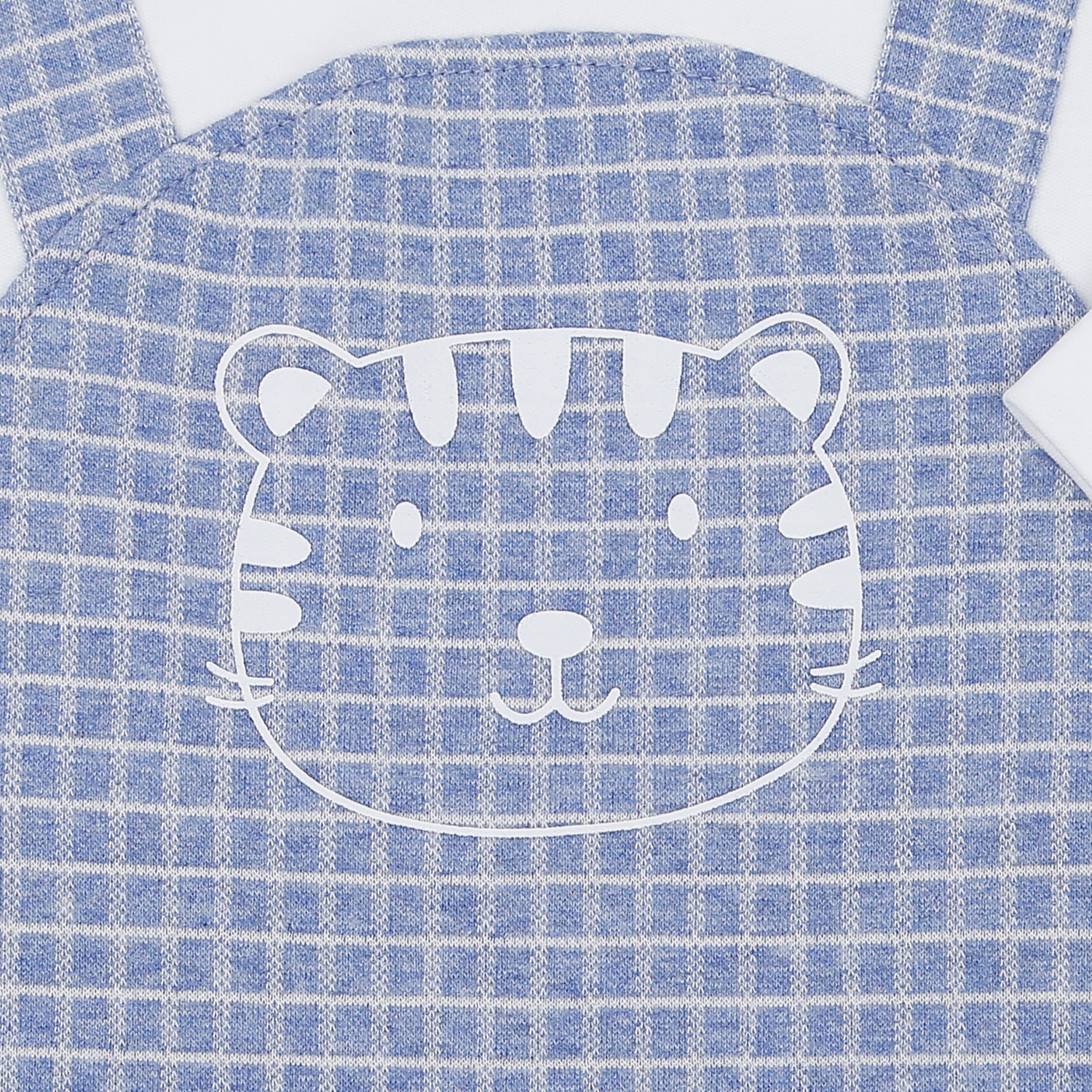 Set body bé trai KidsPlaza in hổ HN22D (Trắng kẻ xanh) hình 4