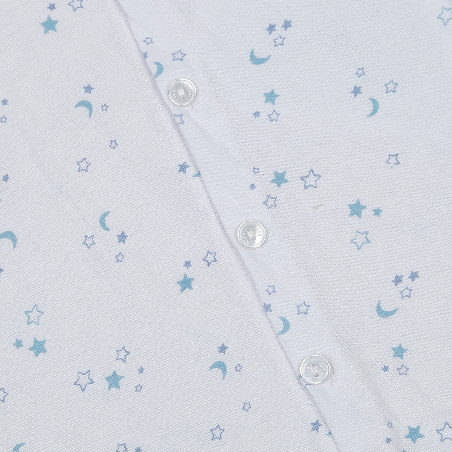 Áo sơ sinh cộc tay Kiza in trăng sao BA22 hình 4