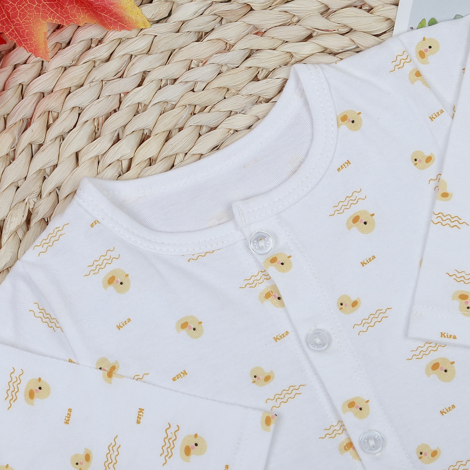 Áo dài tay Kiza in gà BA22  hình 3