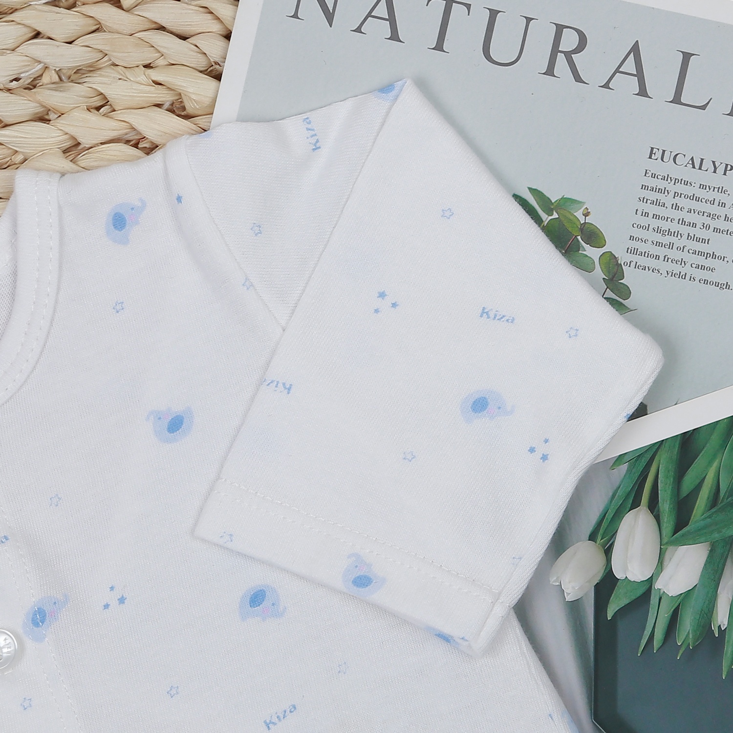 Áo dài tay Kiza in voi BA22  hình 2