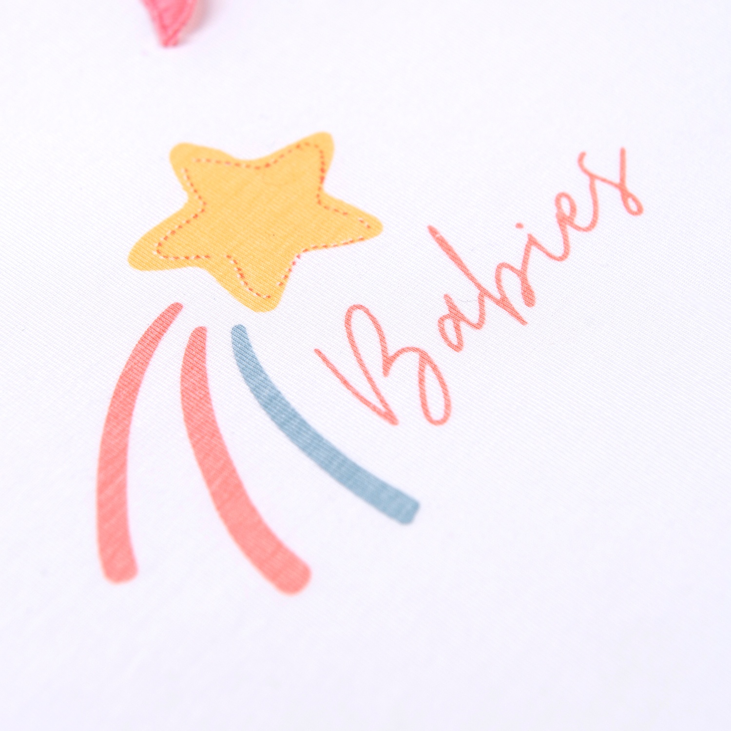 Bộ ba lỗ Otis sao vàng bé gái KidsPlaza ND22H (Trắng) hình 3