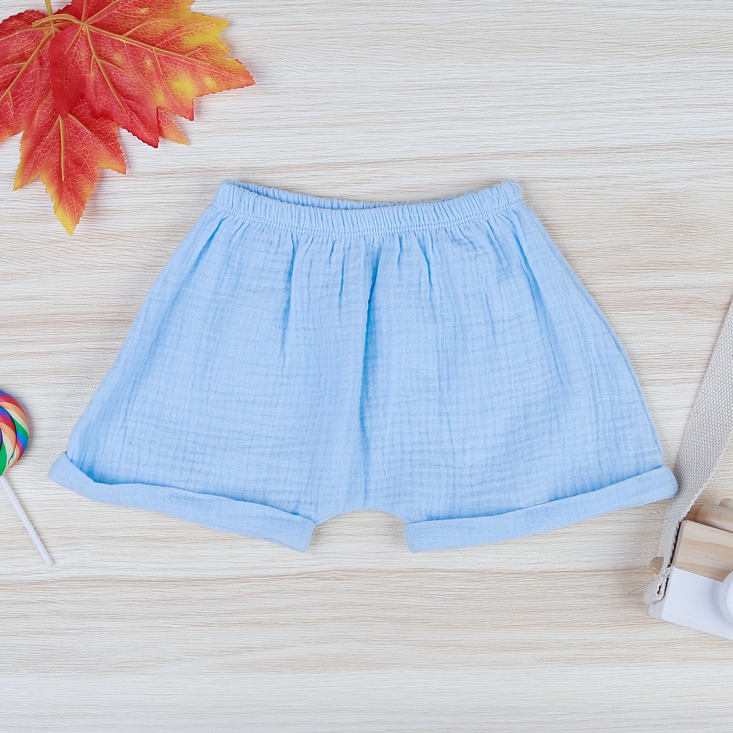 Bộ ba lỗ xô bé trai in voi KidsPlaza trắng xanh M21H hình 6