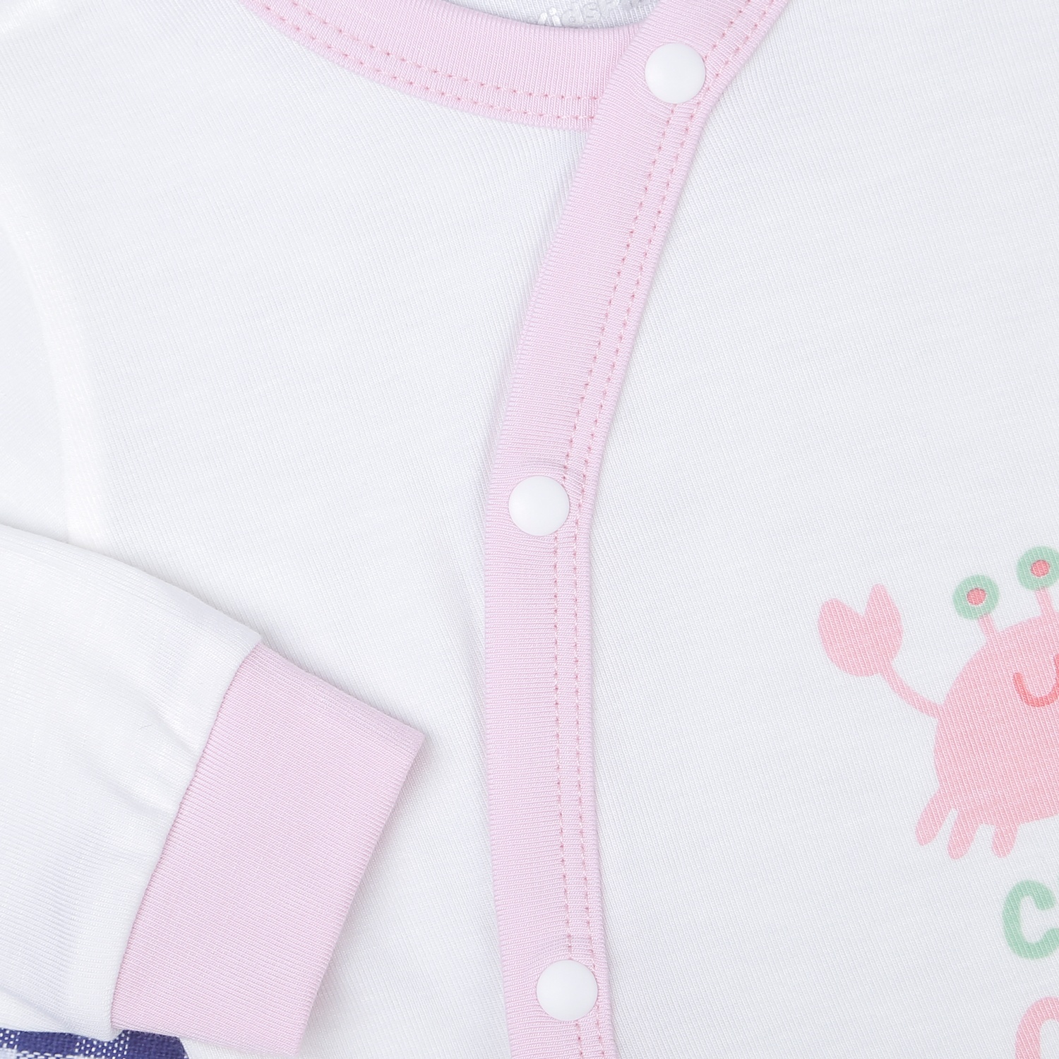 Bộ bé gái dài tay cài giữa tam giác Otis KidsPlaza ND22T hình 4