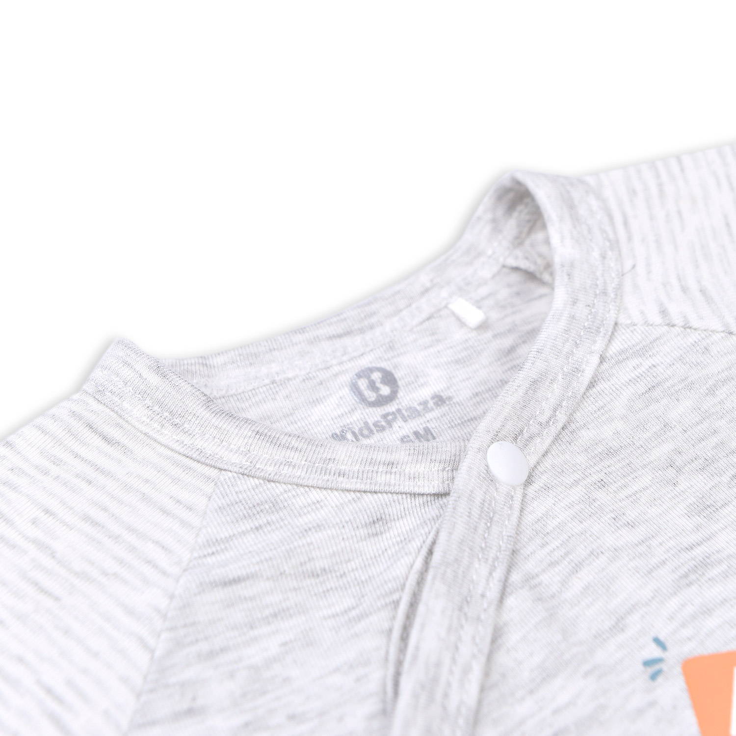 Bộ bé trai cộc tay cài lệch Otis kẻ ghi KidsPlaza ND22H (Ghi) hình 2