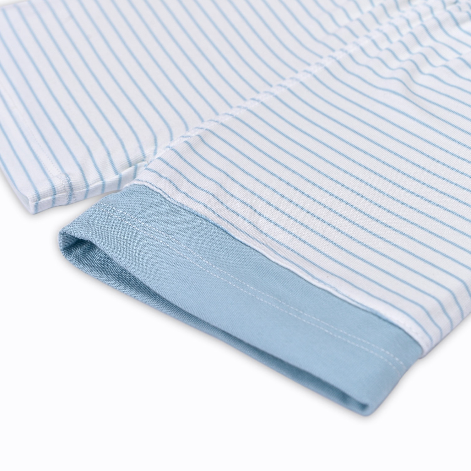 Bộ cộc bé trai cài vai Otis xanh kẻ ghi KidsPlaza ND22H hình 5