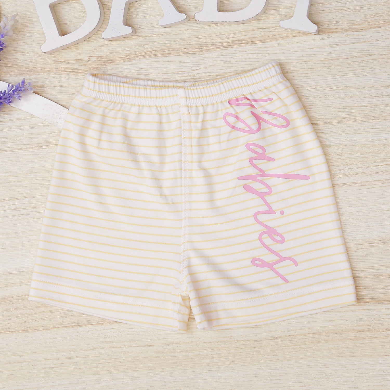 Bộ cộc cài lệch Otis kẻ vàng bé gái KidsPlaza ND22H (Trắng vàng) hình 5