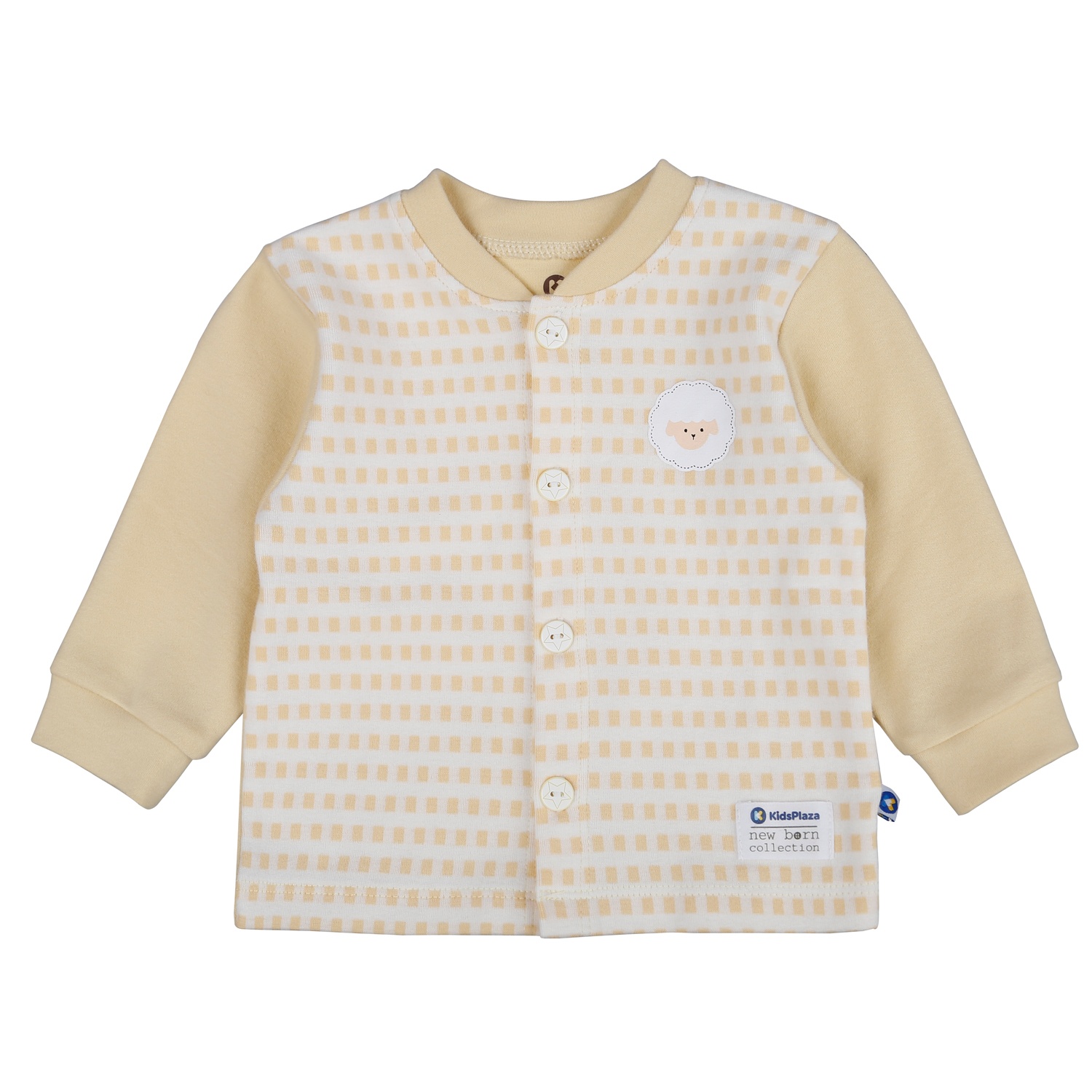 Bộ dài cài giữa in cừu KidsPlaza HN21D (Vàng) hình 3