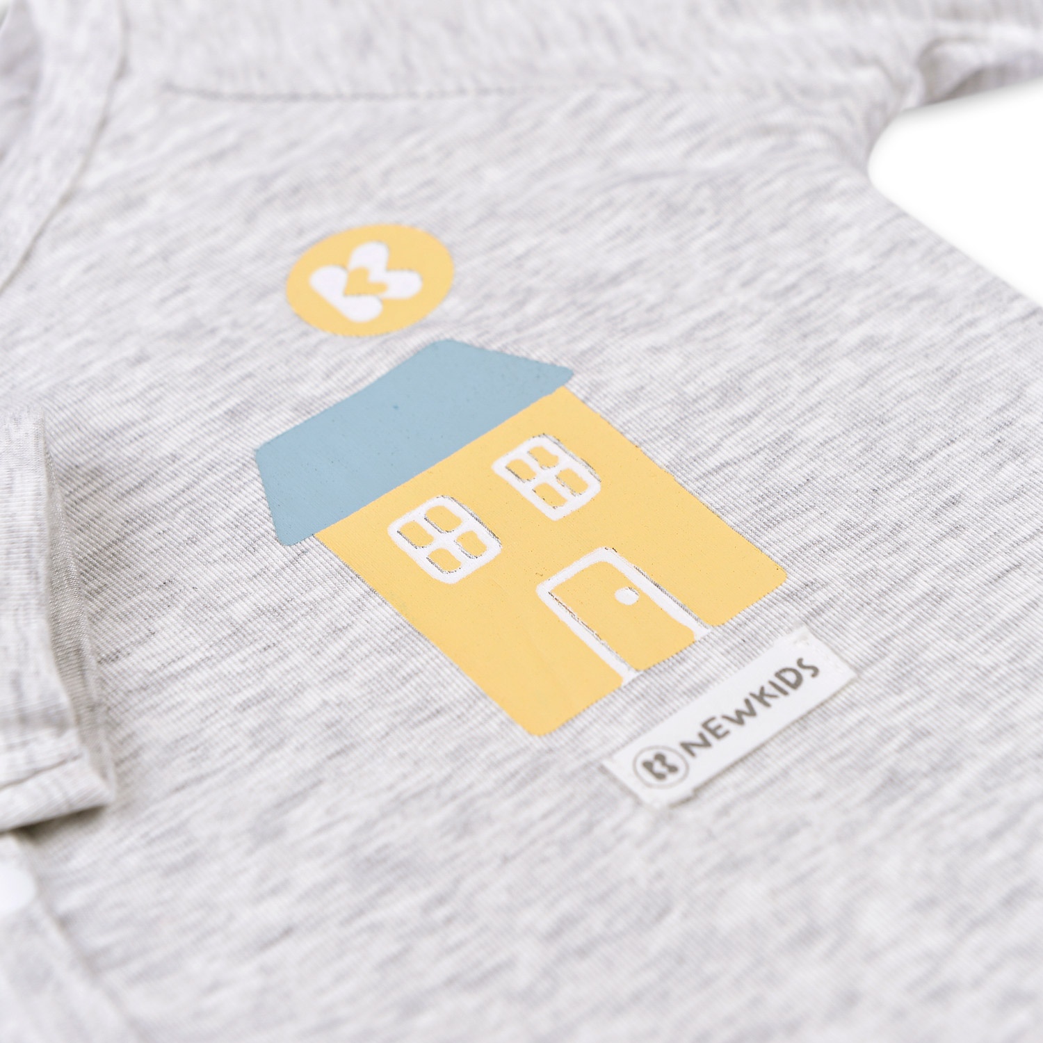 Bộ dài cài lệch Otis in ngôi nhà bé trai KidsPlaza ND22H (Ghi)  hình 3