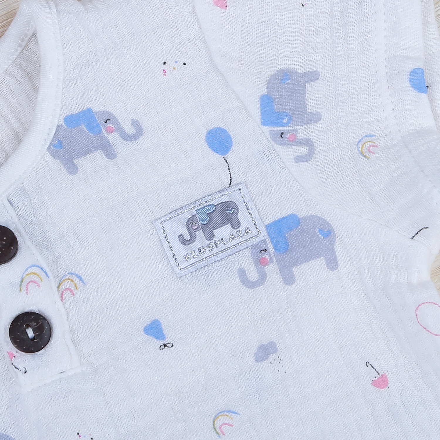 Bộ quần áo cộc tay cài giữa KidsPlaza M21H hình 2