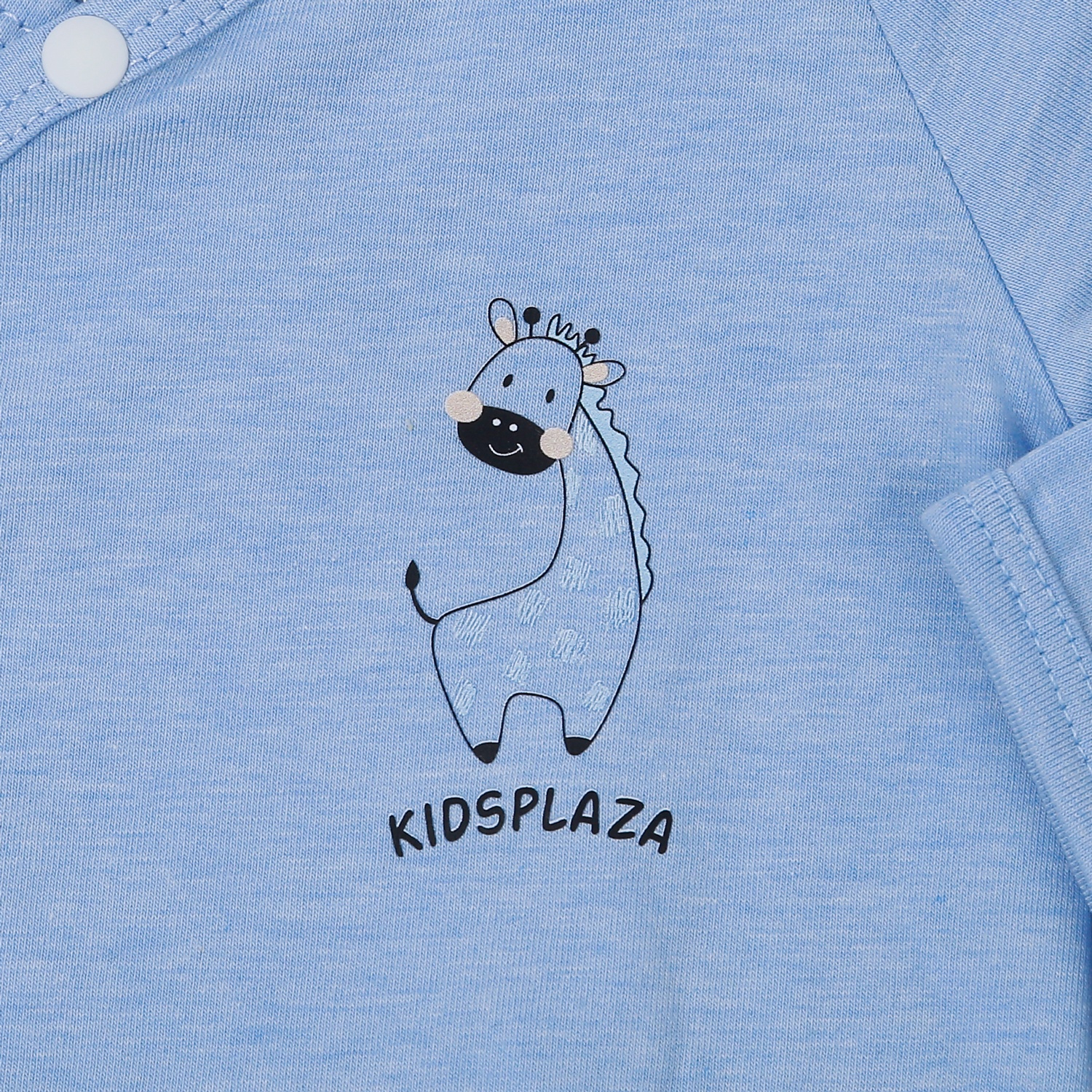 Bộ quần áo dài tay cài chéo KidsPlaza KA22 (Xanh)  hình 5