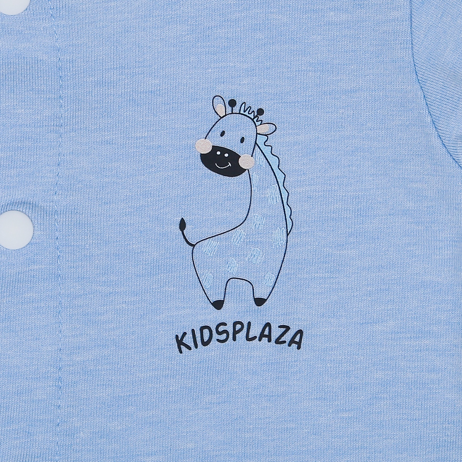 Bộ quần áo dài tay cài giữa KidsPlaza KA22 (Xanh) hình 5